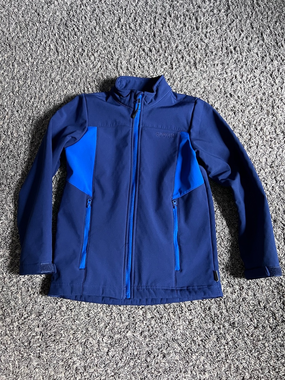 Kids Navy & Royal Blue Softshell Jacket - Magellan